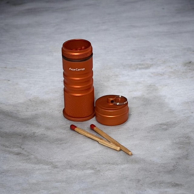 AceCamp Orange Waterproof Matchbox