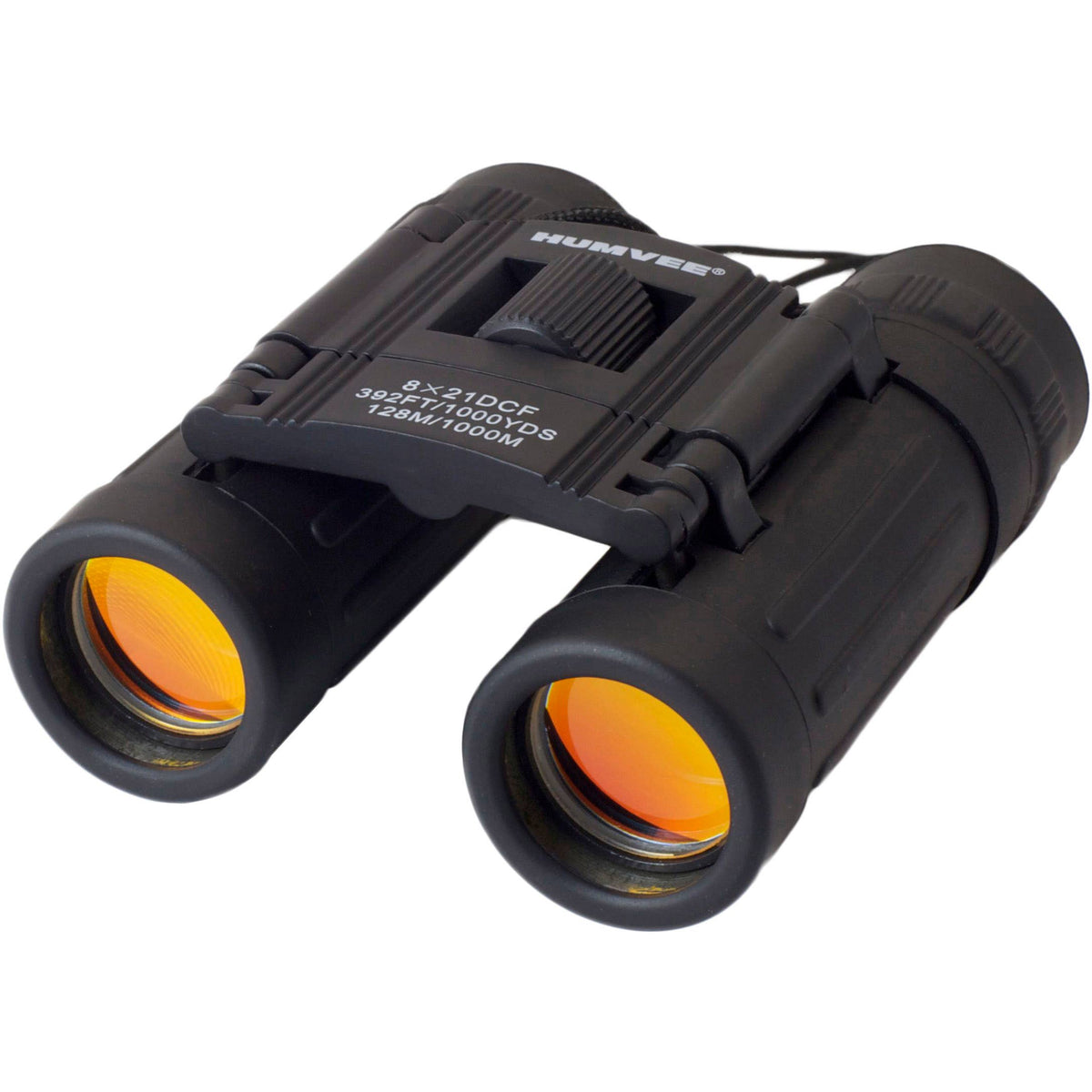 Humvee 8x21 Compact Binocular, Black