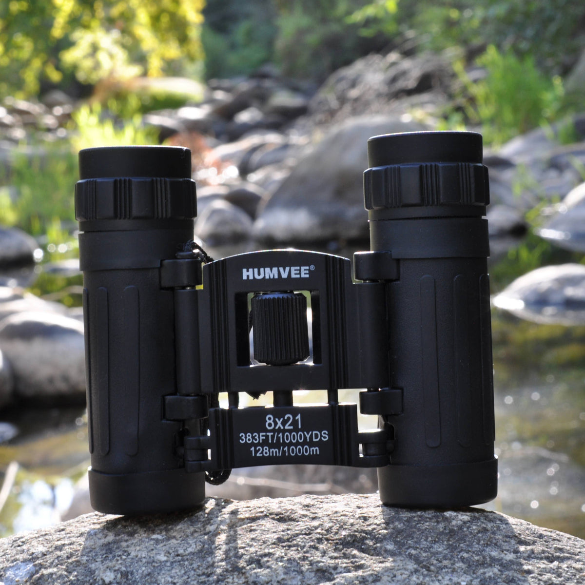 Humvee 8x21 Compact Binocular, Black