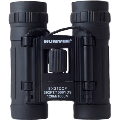 Humvee 8x21 Compact Binocular, Black