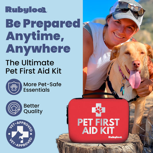Pet First Aid Kit for Dogs & Cats with Vet-Approved Supplies